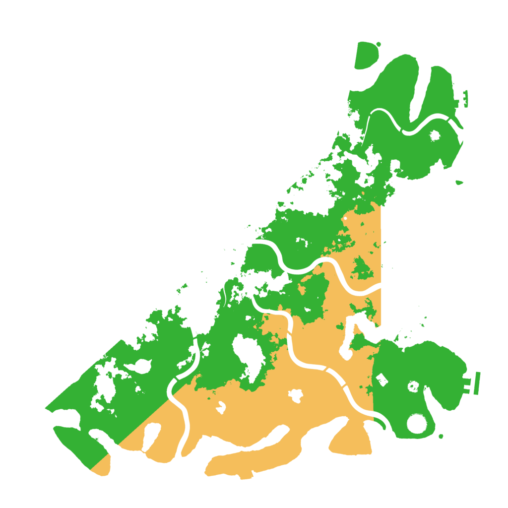 Biome Rust Map: Procedural Map, Size: 4500, Seed: 1165650907