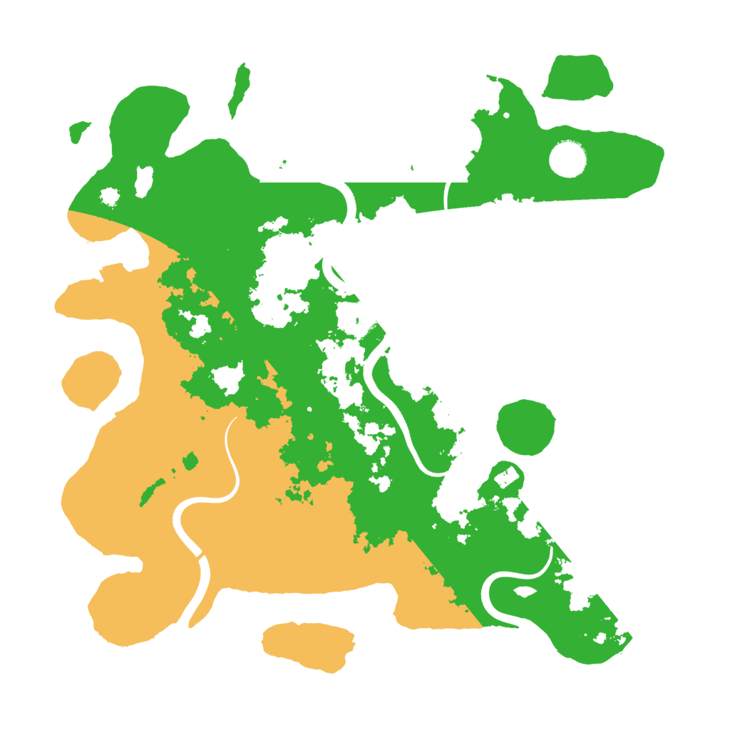 Biome Rust Map: Procedural Map, Size: 3500, Seed: 1773179923