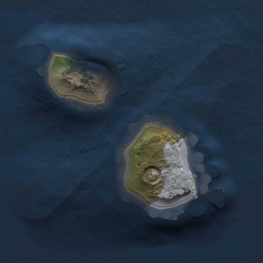 Rust Map: Procedural Map, Size: 1000, Seed: 1495370536, 1 Monuments