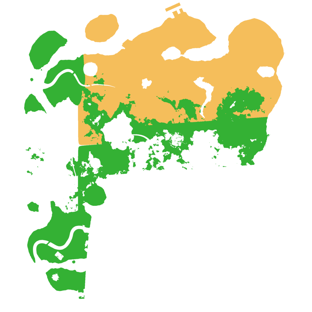 Biome Rust Map: Procedural Map, Size: 4000, Seed: 56756757