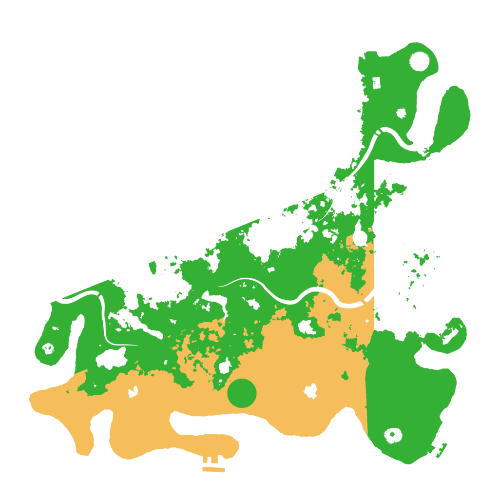 Biome Rust Map: Procedural Map, Size: 4500, Seed: 1107185992