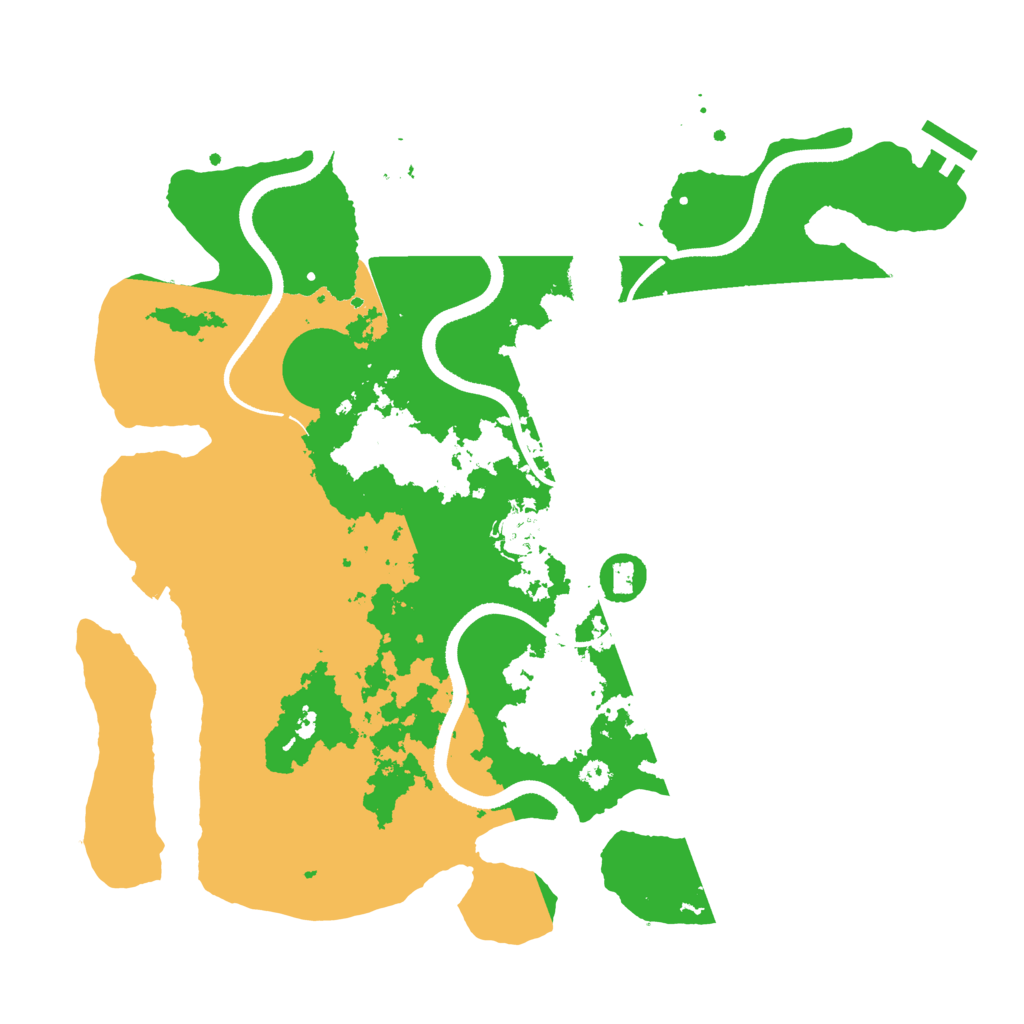 Biome Rust Map: Procedural Map, Size: 3500, Seed: 1188415807