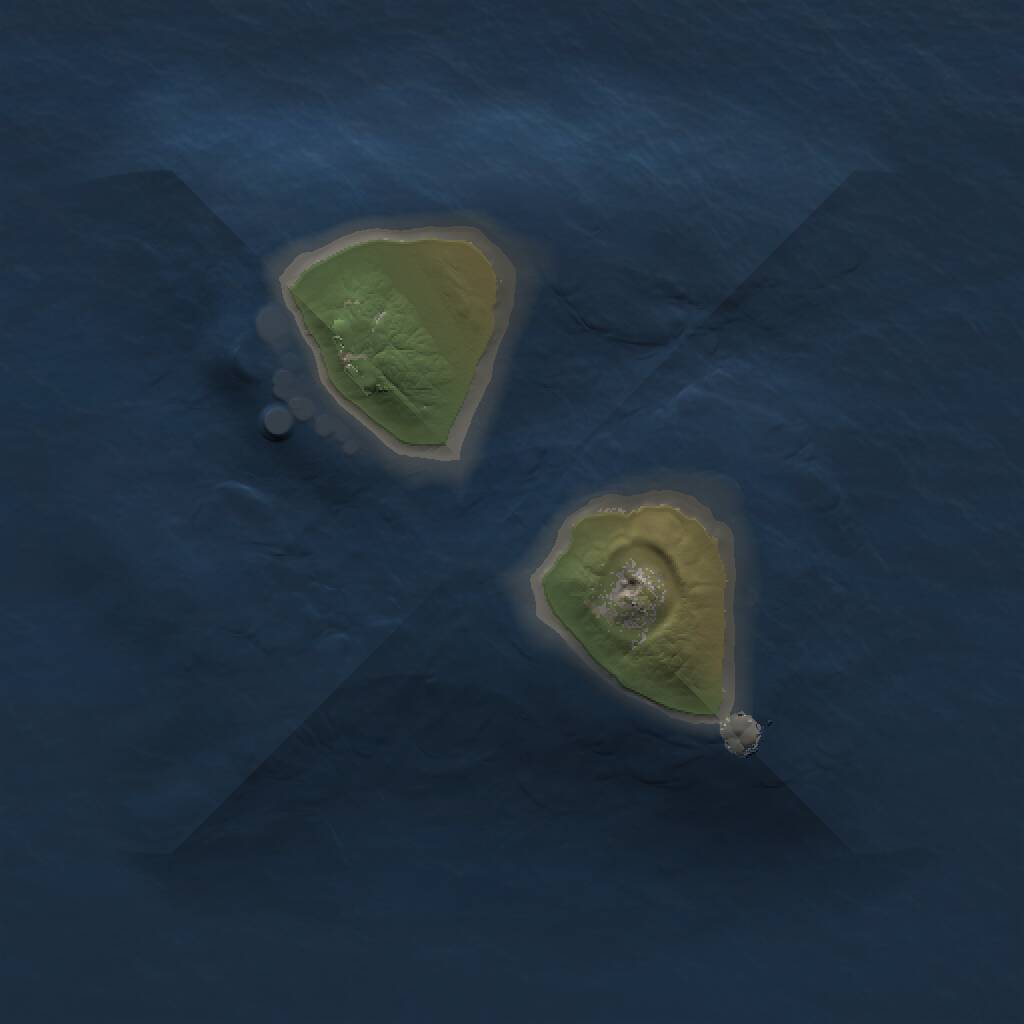 Rust Map: Procedural Map, Size: 1000, Seed: 485483407, 1 Monuments