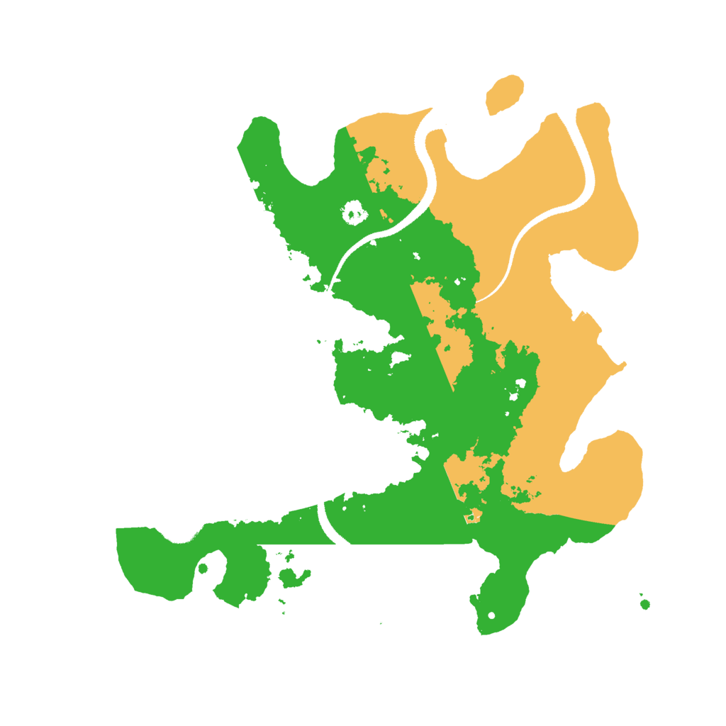 Biome Rust Map: Procedural Map, Size: 3000, Seed: 347066281