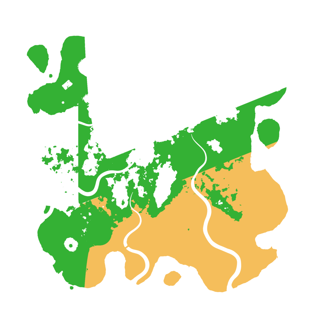 Biome Rust Map: Procedural Map, Size: 3500, Seed: 341666827