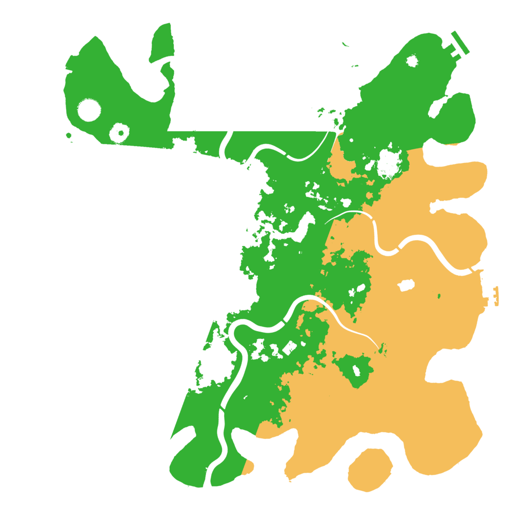 Biome Rust Map: Procedural Map, Size: 4050, Seed: 1220282457