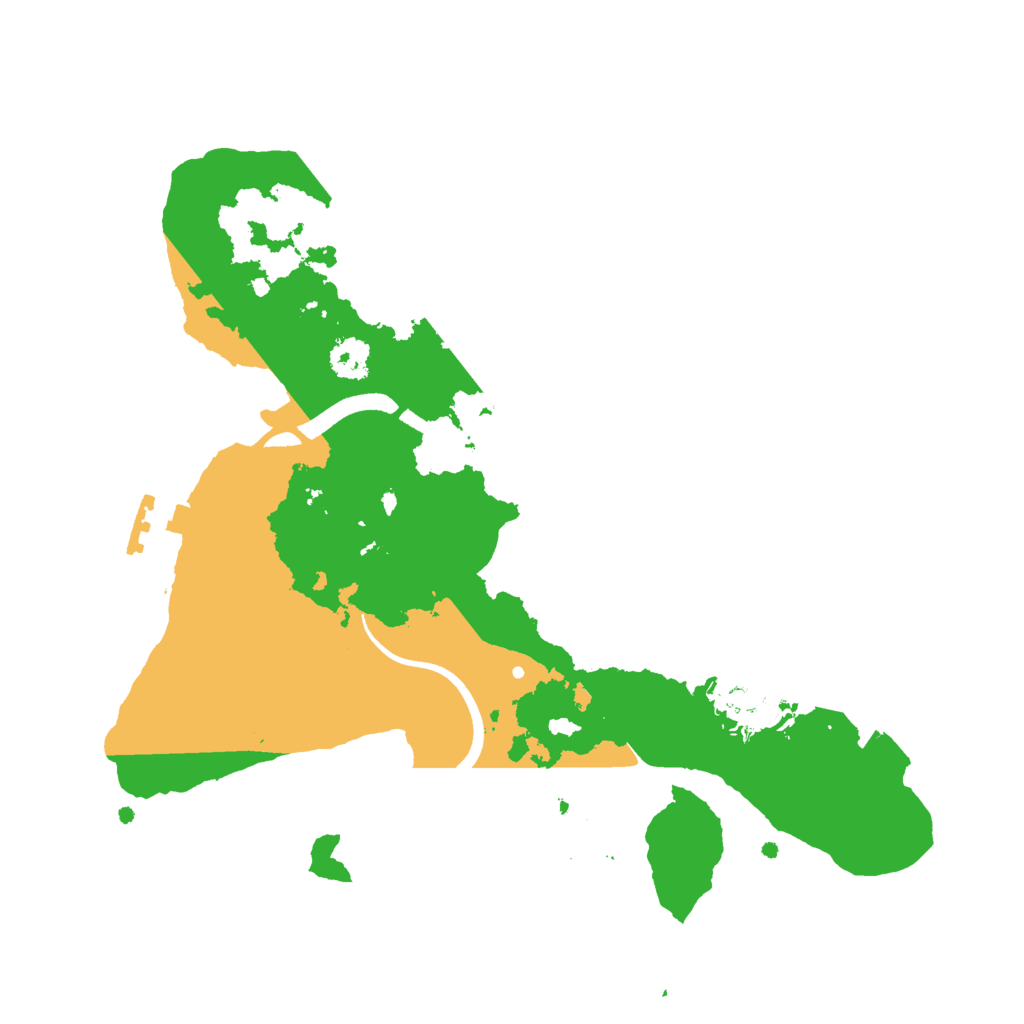 Biome Rust Map: Procedural Map, Size: 2500, Seed: 1031627940
