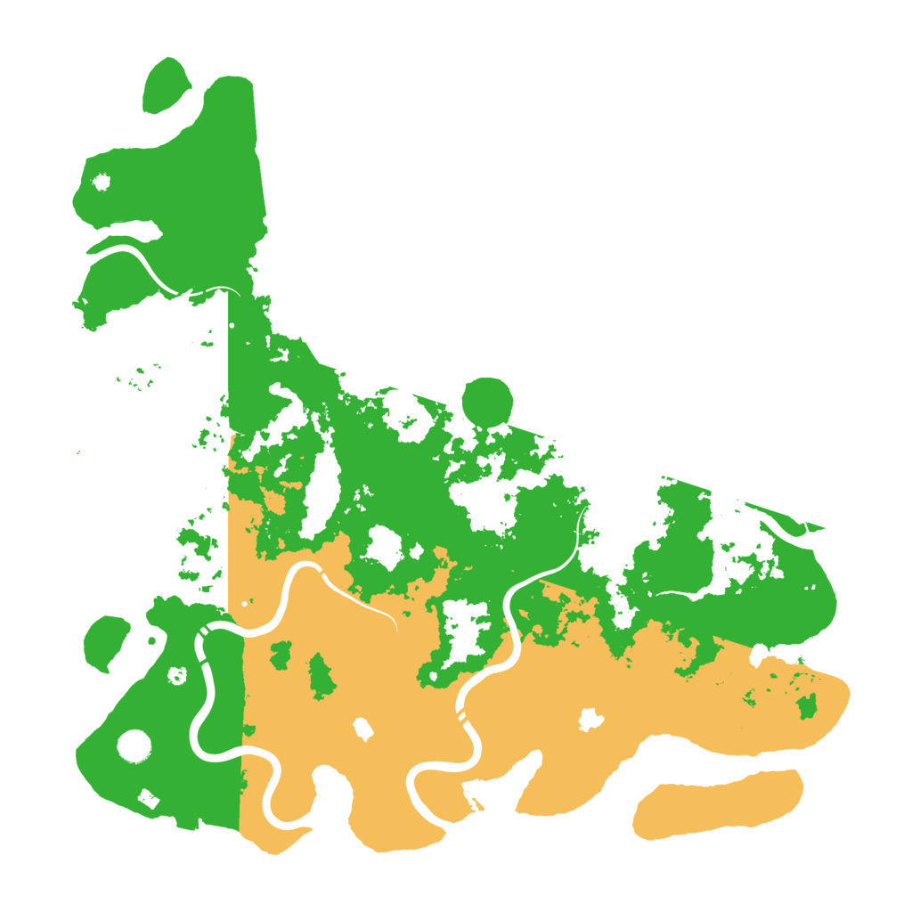 Biome Rust Map: Procedural Map, Size: 4800, Seed: 687637330