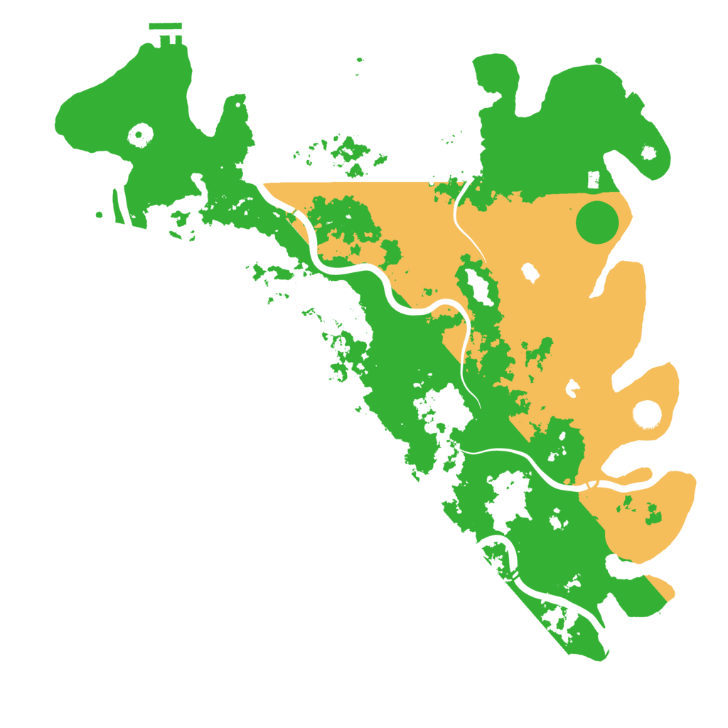 Biome Rust Map: Procedural Map, Size: 4500, Seed: 555777469