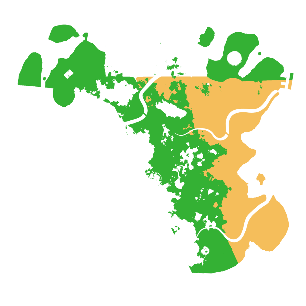 Biome Rust Map: Procedural Map, Size: 3750, Seed: 1031406061