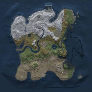 Thumbnail Rust Map: Procedural Map, Size: 2800, Seed: 1701679847, 9 Monuments