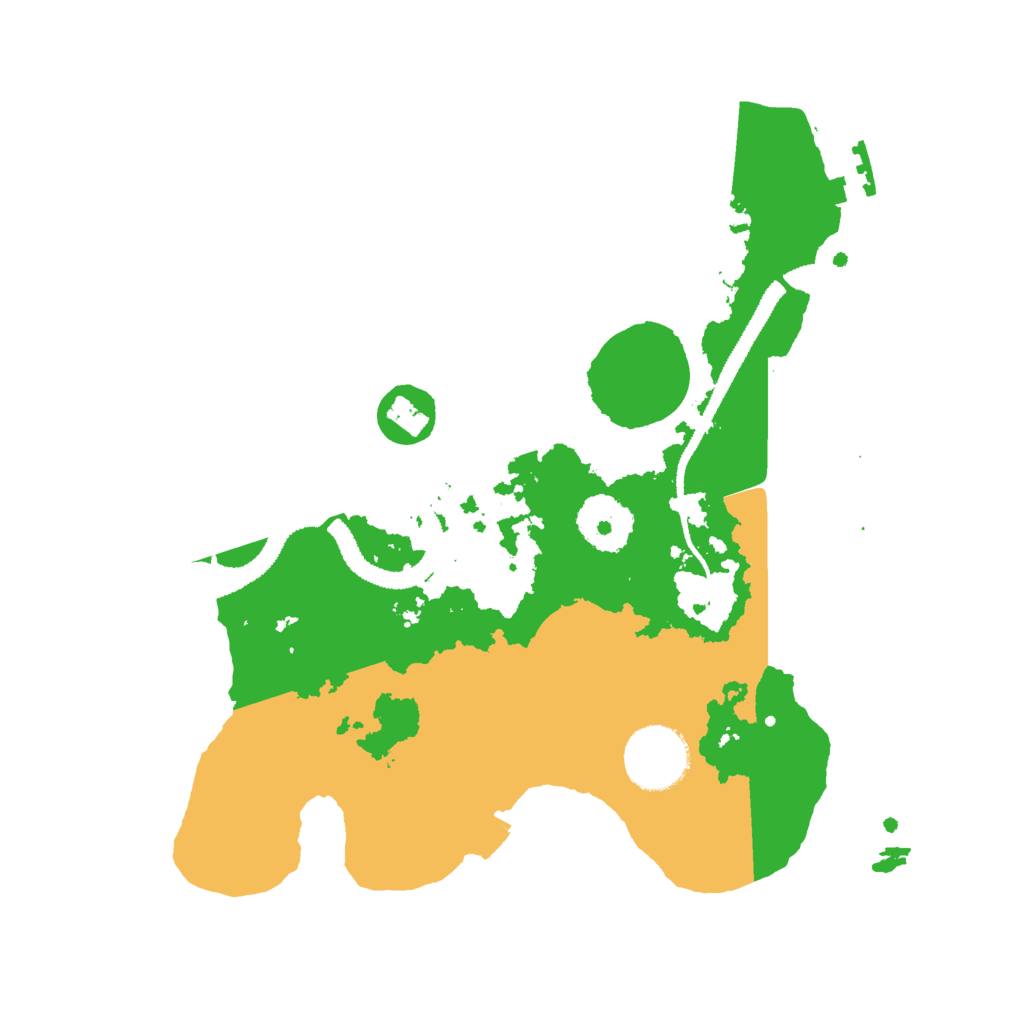 Biome Rust Map: Procedural Map, Size: 2800, Seed: 1701679847