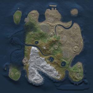 Thumbnail Rust Map: Procedural Map, Size: 2700, Seed: 1786795314, 11 Monuments