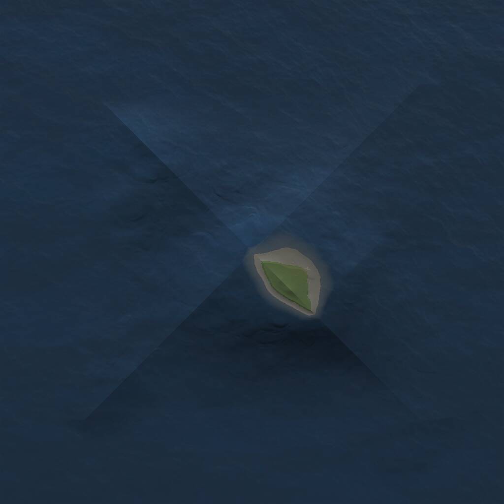 Rust Map: Procedural Map, Size: 1000, Seed: 1918246519, 1 Monuments