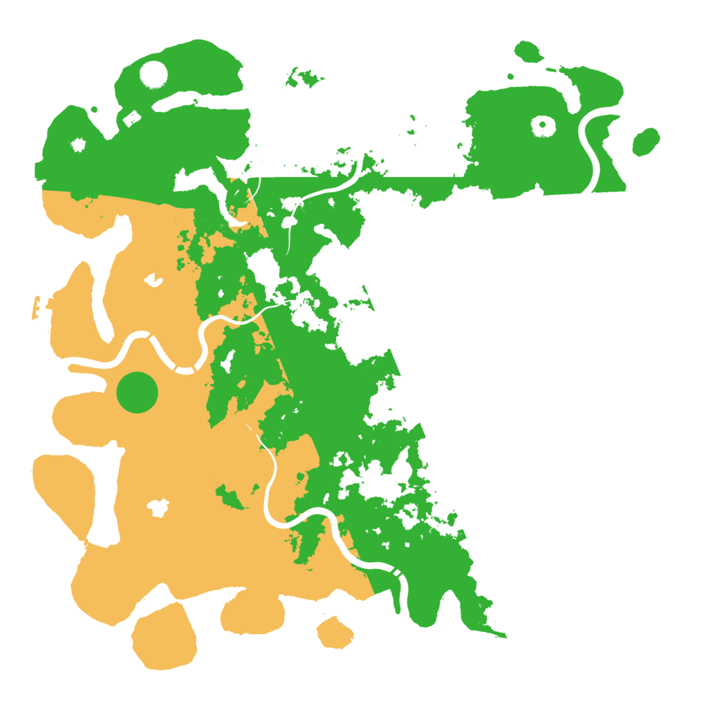 Biome Rust Map: Procedural Map, Size: 4500, Seed: 44721