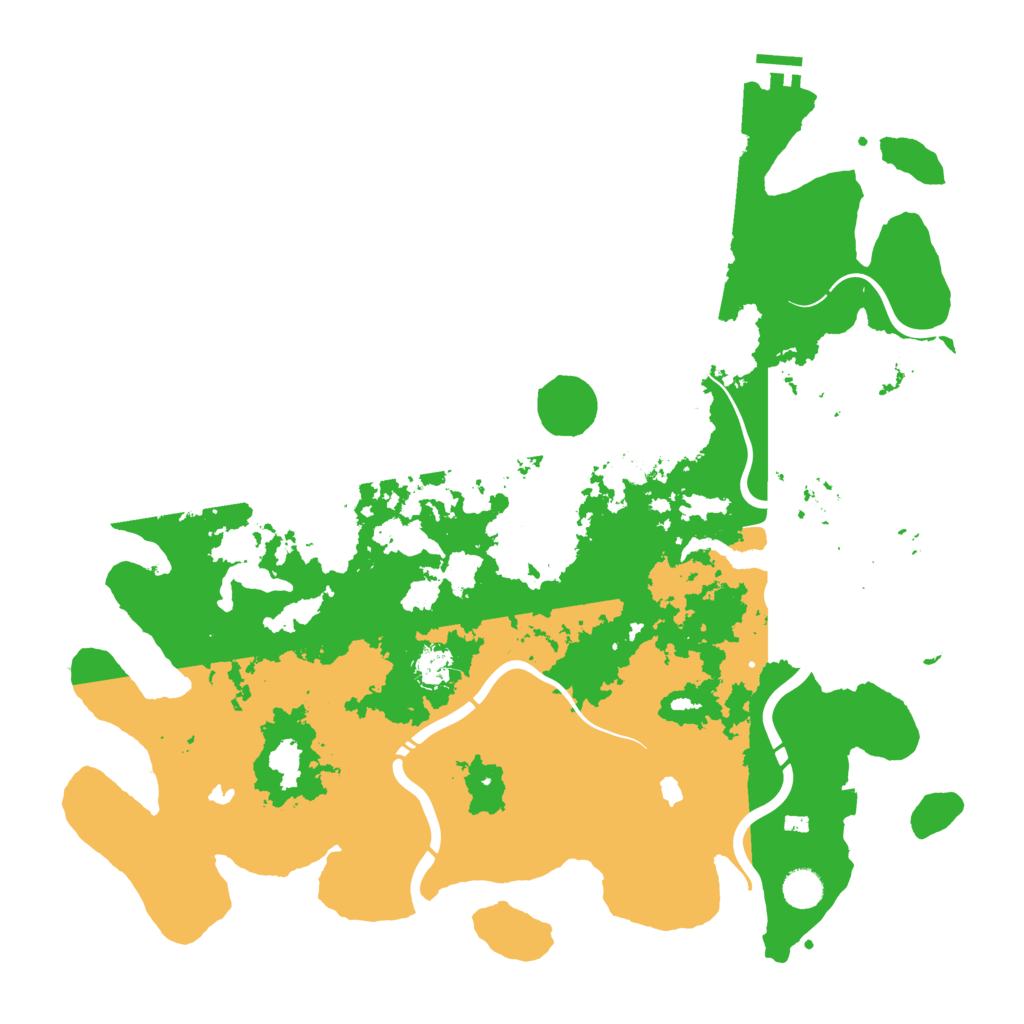 Biome Rust Map: Procedural Map, Size: 4500, Seed: 1983358365