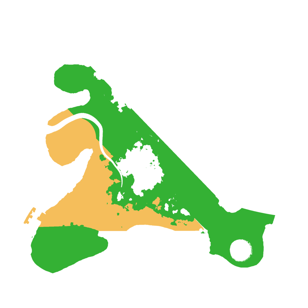 Biome Rust Map: Procedural Map, Size: 2500, Seed: 231148005