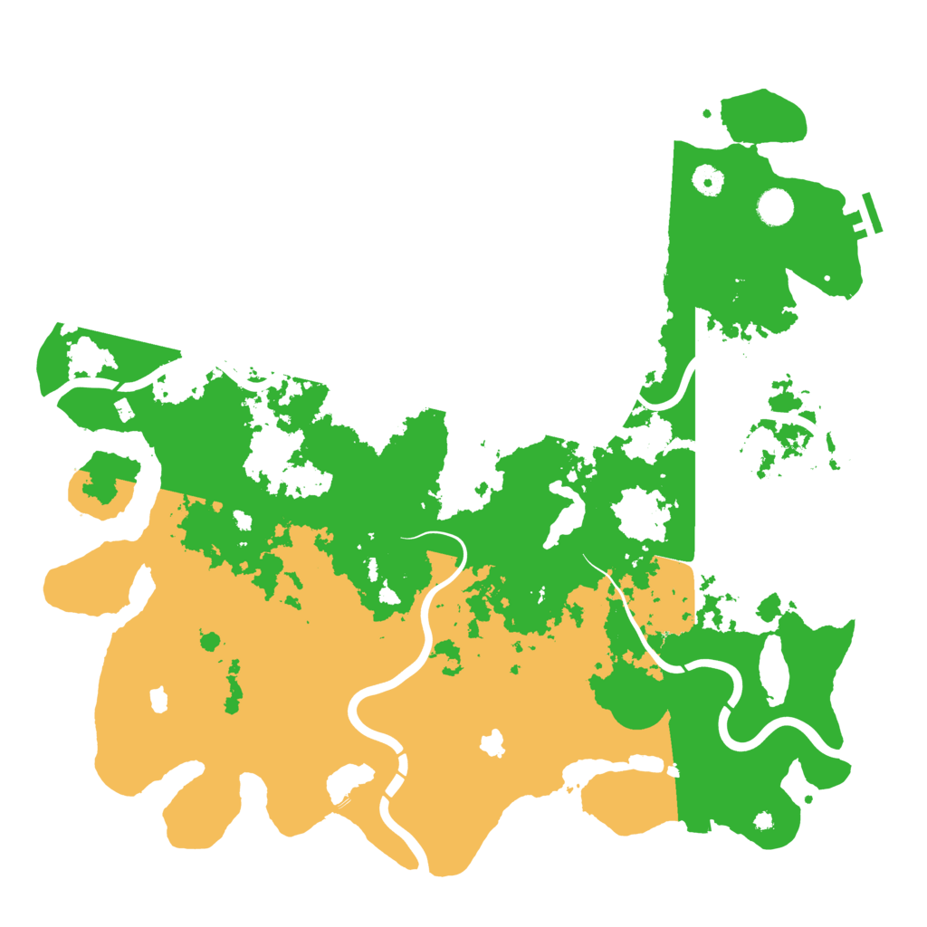 Biome Rust Map: Procedural Map, Size: 4500, Seed: 62288938