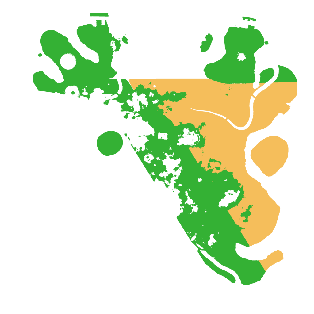 Biome Rust Map: Procedural Map, Size: 3500, Seed: 1362272176