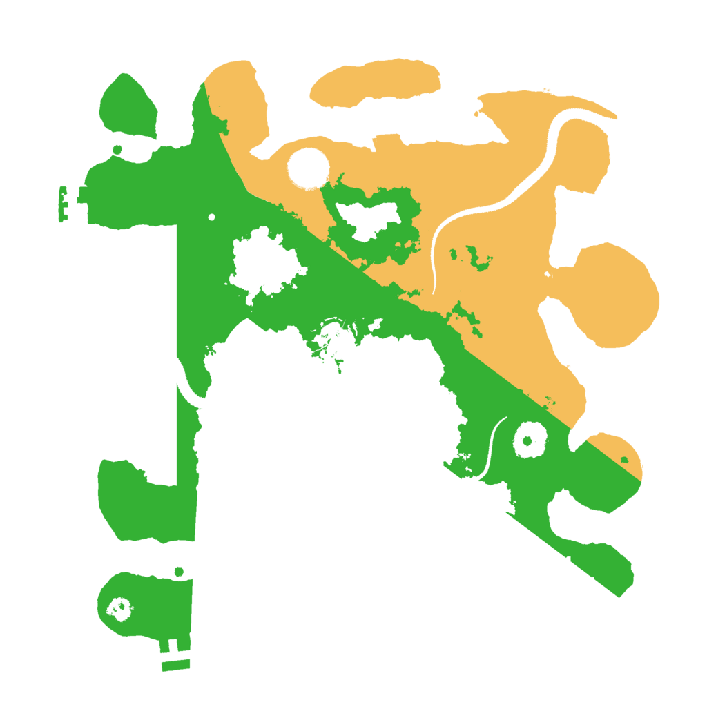 Biome Rust Map: Procedural Map, Size: 3000, Seed: 1124275904