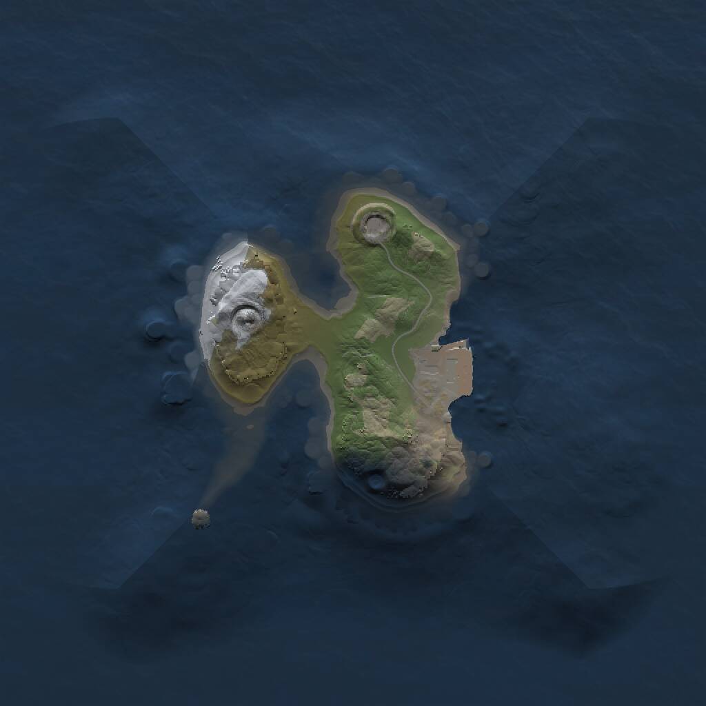 Rust Map: Procedural Map, Size: 1500, Seed: 442144901, 1 Monuments