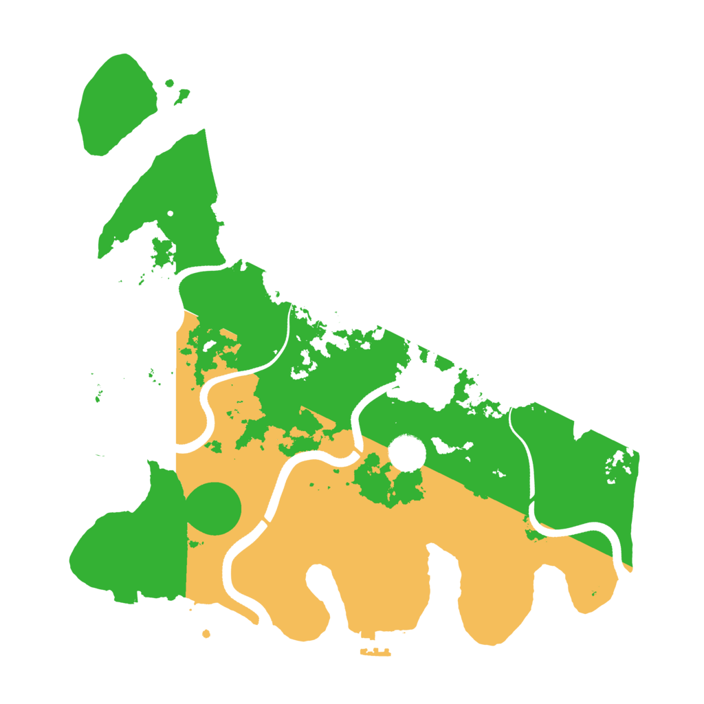 Biome Rust Map: Procedural Map, Size: 3500, Seed: 2091471109
