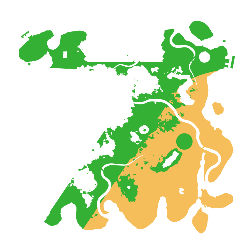Biome Rust Map: Procedural Map, Size: 4000, Seed: 964821281