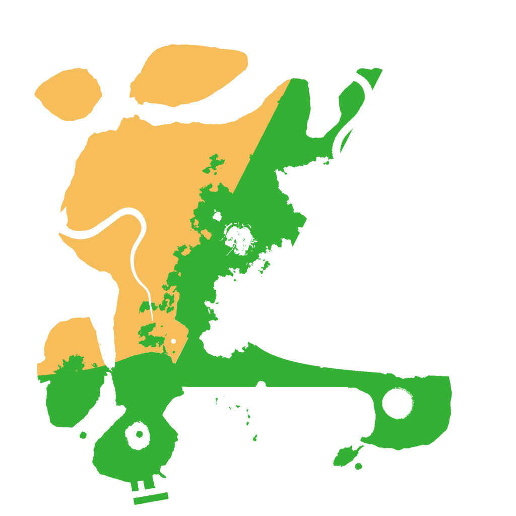 Biome Rust Map: Procedural Map, Size: 3000, Seed: 1191151834