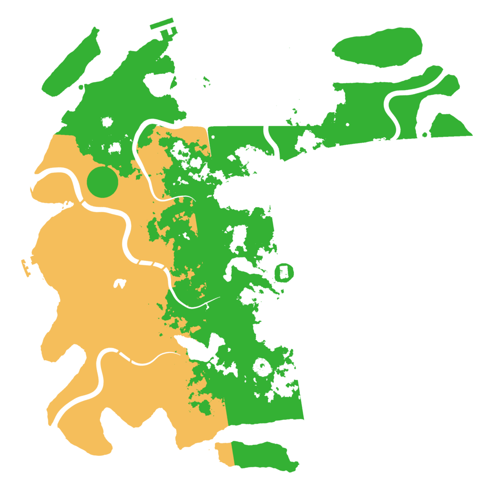 Biome Rust Map: Procedural Map, Size: 4250, Seed: 524938
