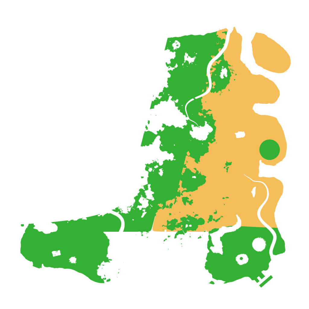 Biome Rust Map: Procedural Map, Size: 4000, Seed: 1980634770