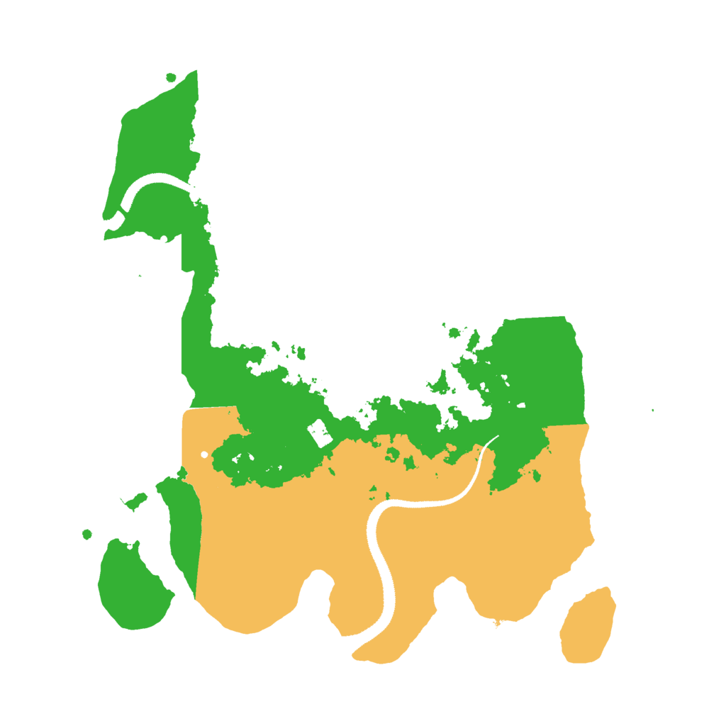 Biome Rust Map: Procedural Map, Size: 3000, Seed: 3454320
