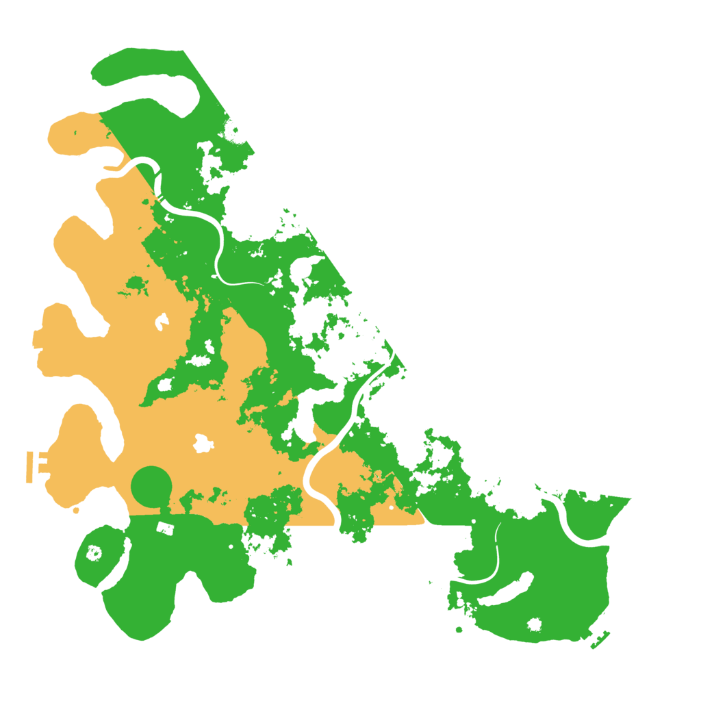Biome Rust Map: Procedural Map, Size: 4500, Seed: 1672513975