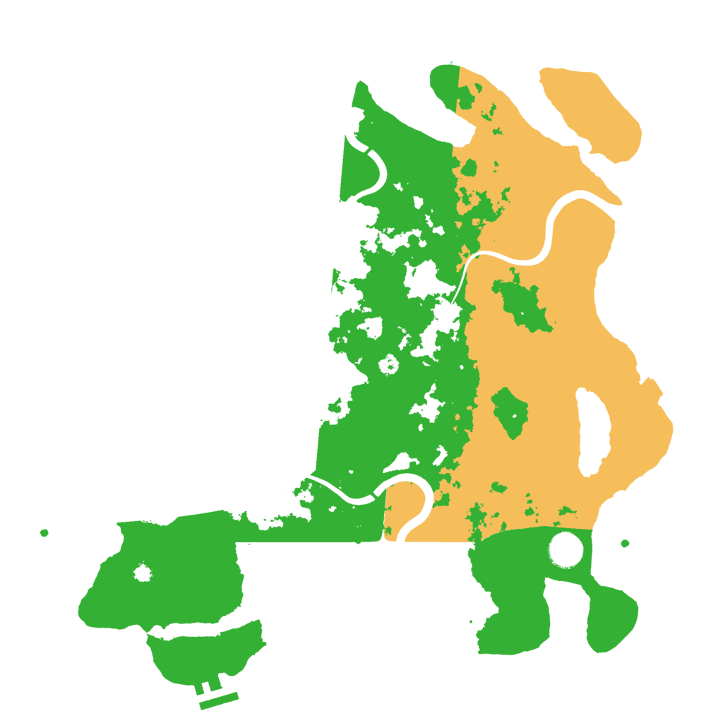 Biome Rust Map: Procedural Map, Size: 3700, Seed: 1108463833