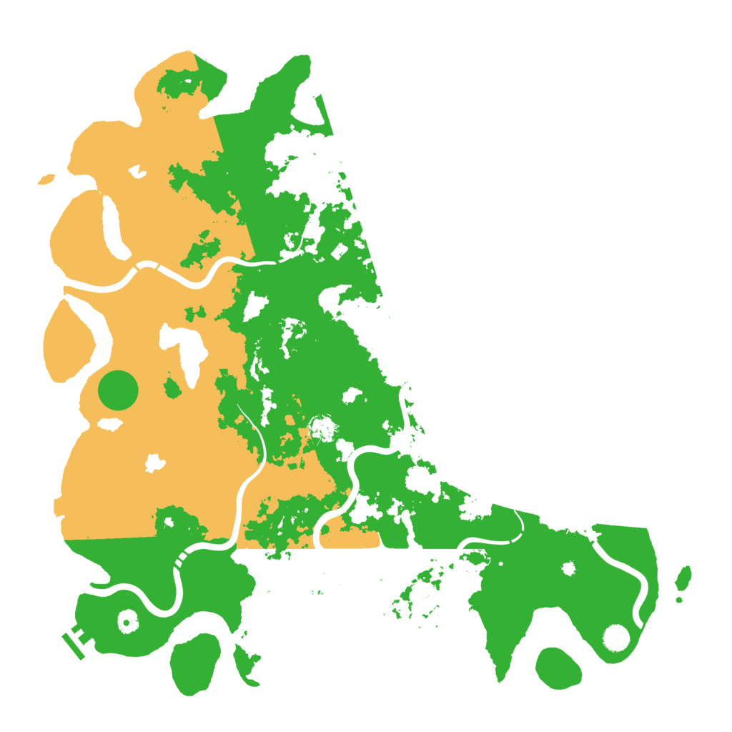 Biome Rust Map: Procedural Map, Size: 4800, Seed: 26203222