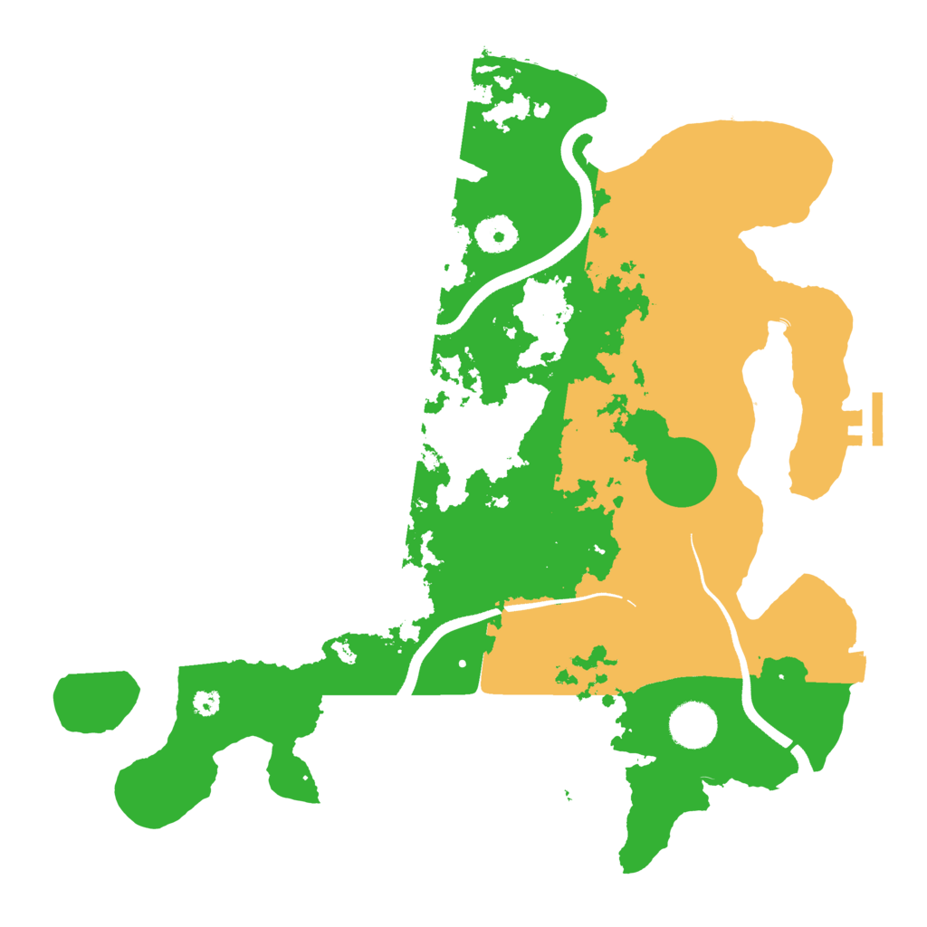 Biome Rust Map: Procedural Map, Size: 3500, Seed: 1196890921