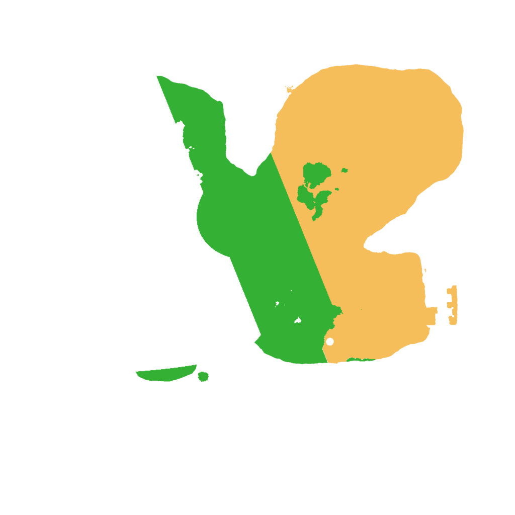 Biome Rust Map: Procedural Map, Size: 2000, Seed: 33557