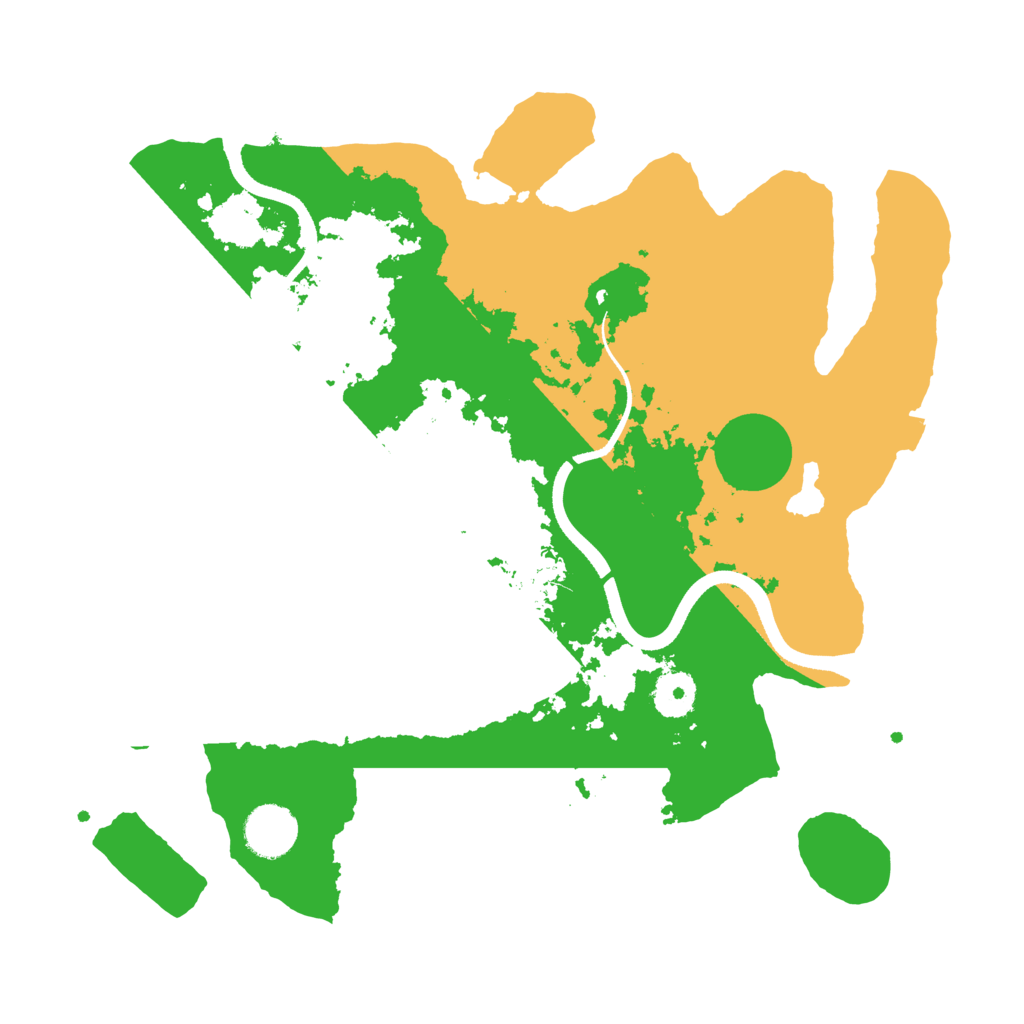 Biome Rust Map: Procedural Map, Size: 3500, Seed: 1899249132