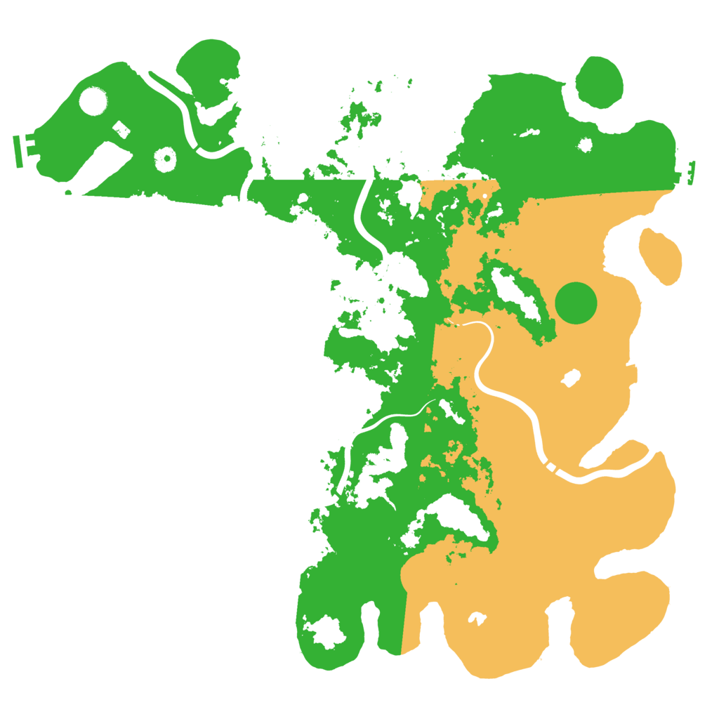 Biome Rust Map: Procedural Map, Size: 4500, Seed: 1075785967