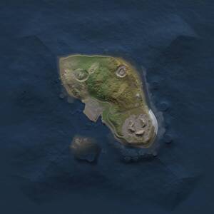 Thumbnail Rust Map: Procedural Map, Size: 1500, Seed: 676755233, 2 Monuments