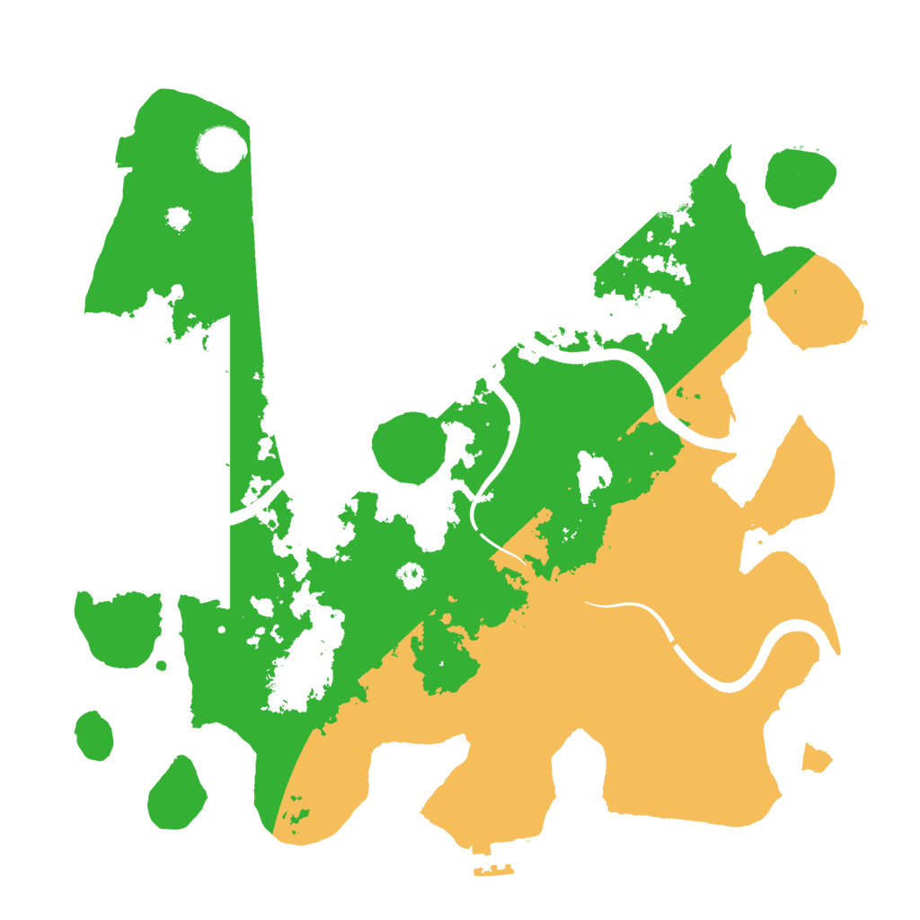Biome Rust Map: Procedural Map, Size: 3500, Seed: 82372376