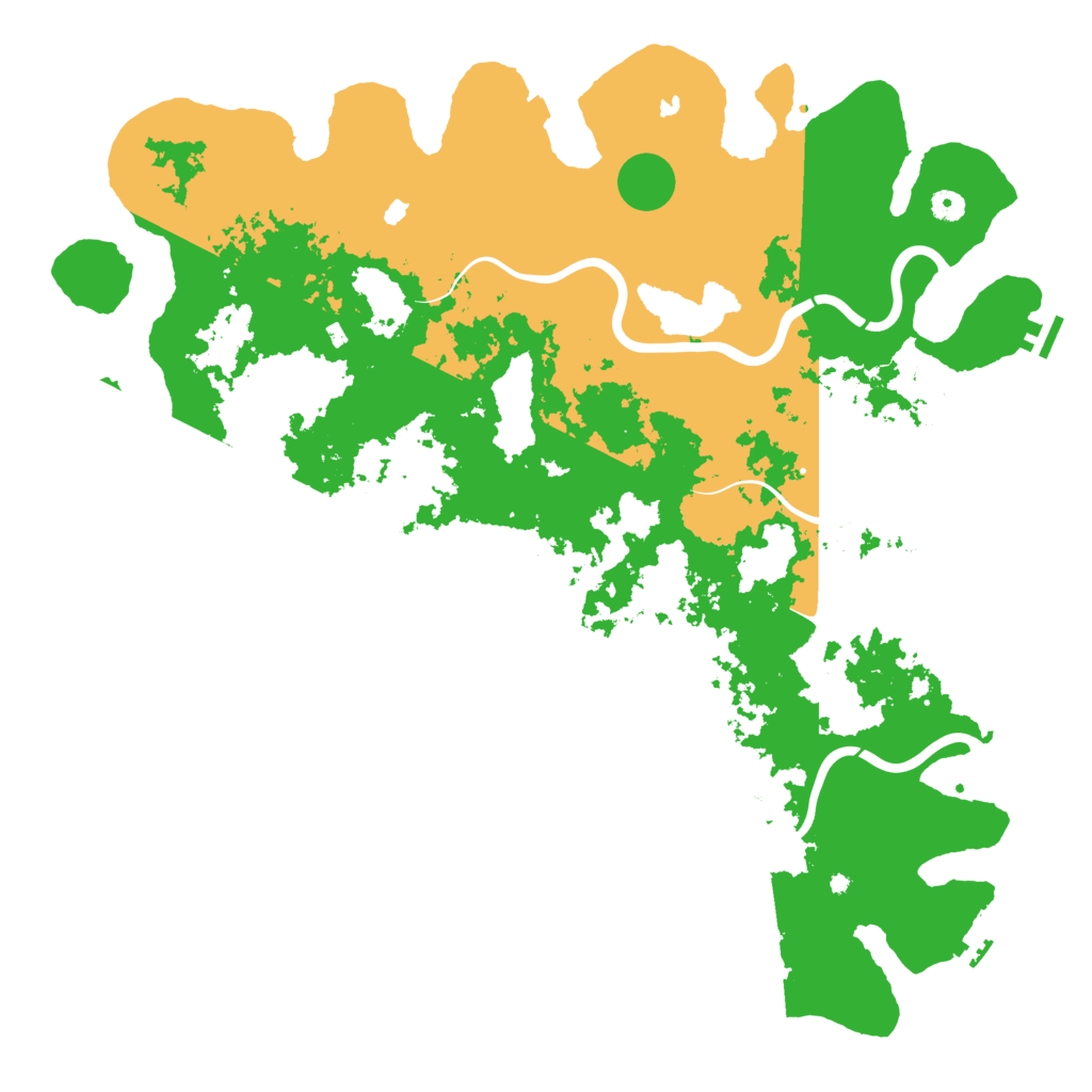 Biome Rust Map: Procedural Map, Size: 5000, Seed: 7373737