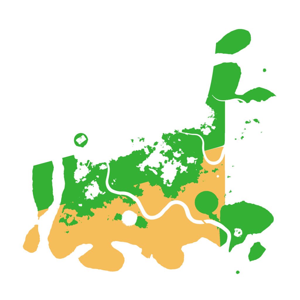 Biome Rust Map: Procedural Map, Size: 3500, Seed: 1357263590