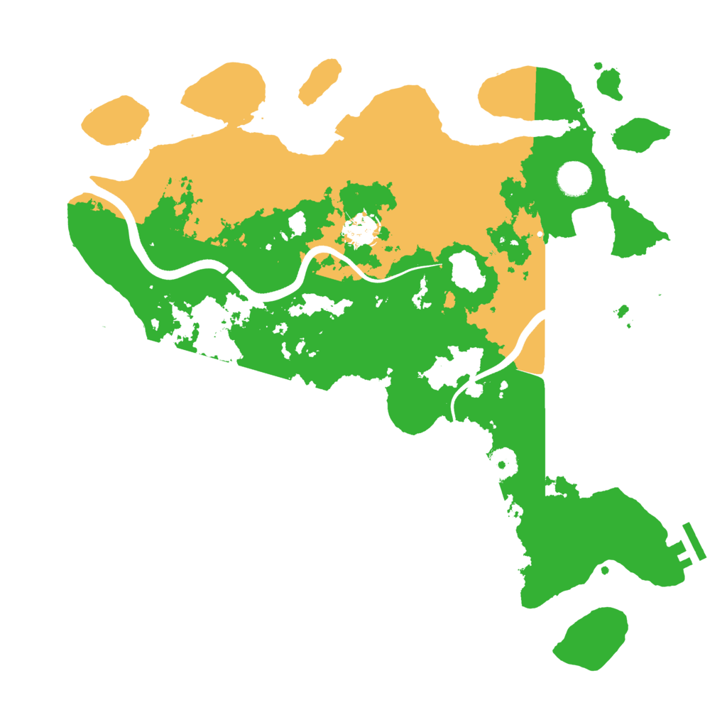 Biome Rust Map: Procedural Map, Size: 3700, Seed: 1426980530