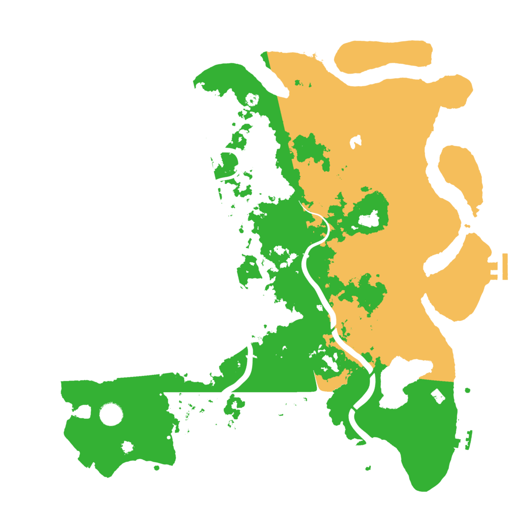 Biome Rust Map: Procedural Map, Size: 4000, Seed: 1134124032