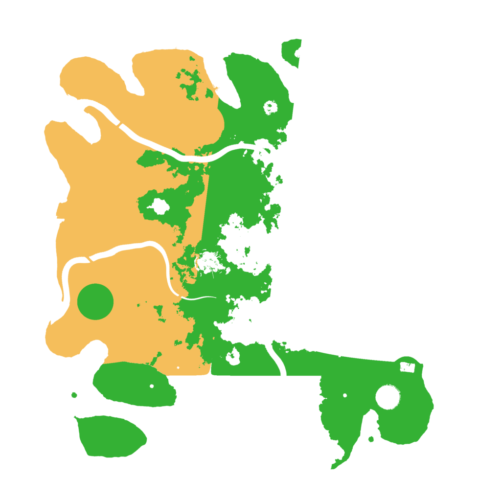 Biome Rust Map: Procedural Map, Size: 3650, Seed: 71398971
