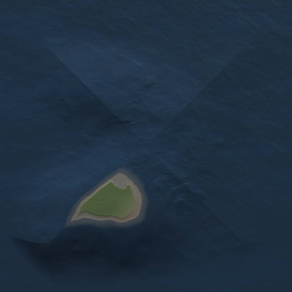 Rust Map: Procedural Map, Size: 1000, Seed: 121357176, 1 Monuments