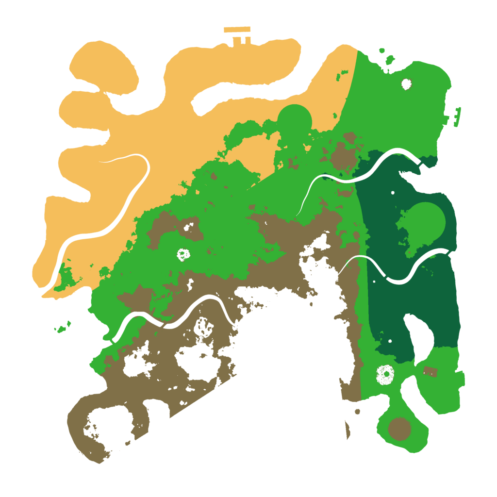 Biome Rust Map: Procedural Map, Size: 3800, Seed: 1423039653
