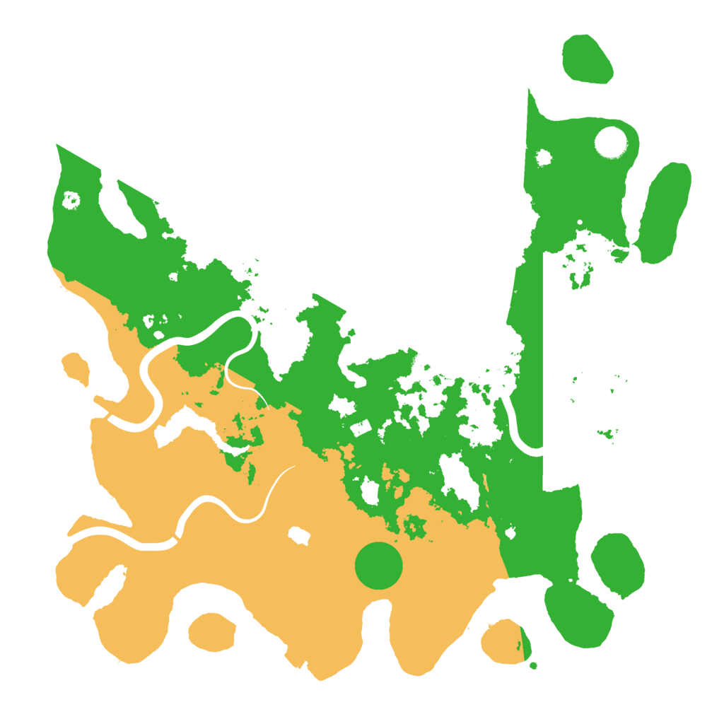Biome Rust Map: Procedural Map, Size: 4000, Seed: 55751