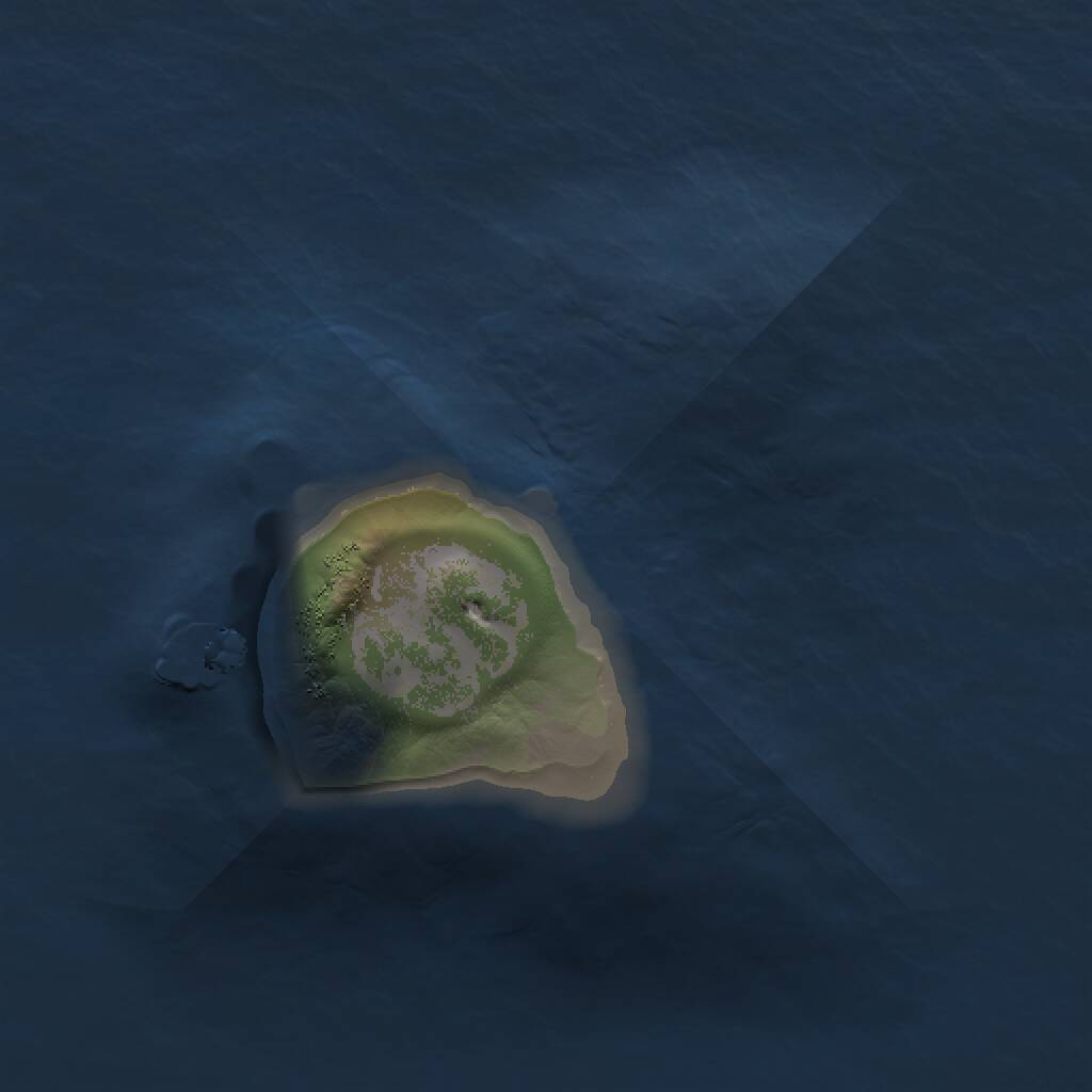 Rust Map: Procedural Map, Size: 1000, Seed: 9415507, 1 Monuments