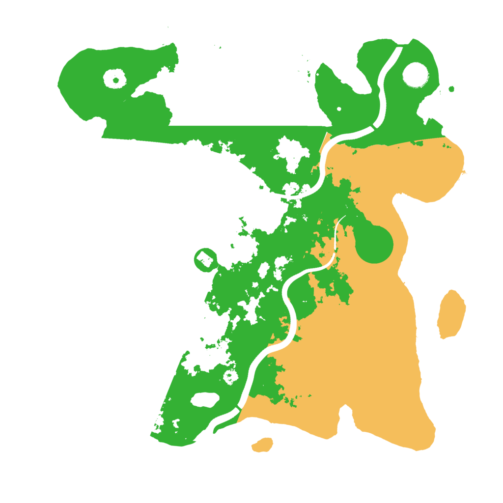 Biome Rust Map: Procedural Map, Size: 3500, Seed: 1353747918